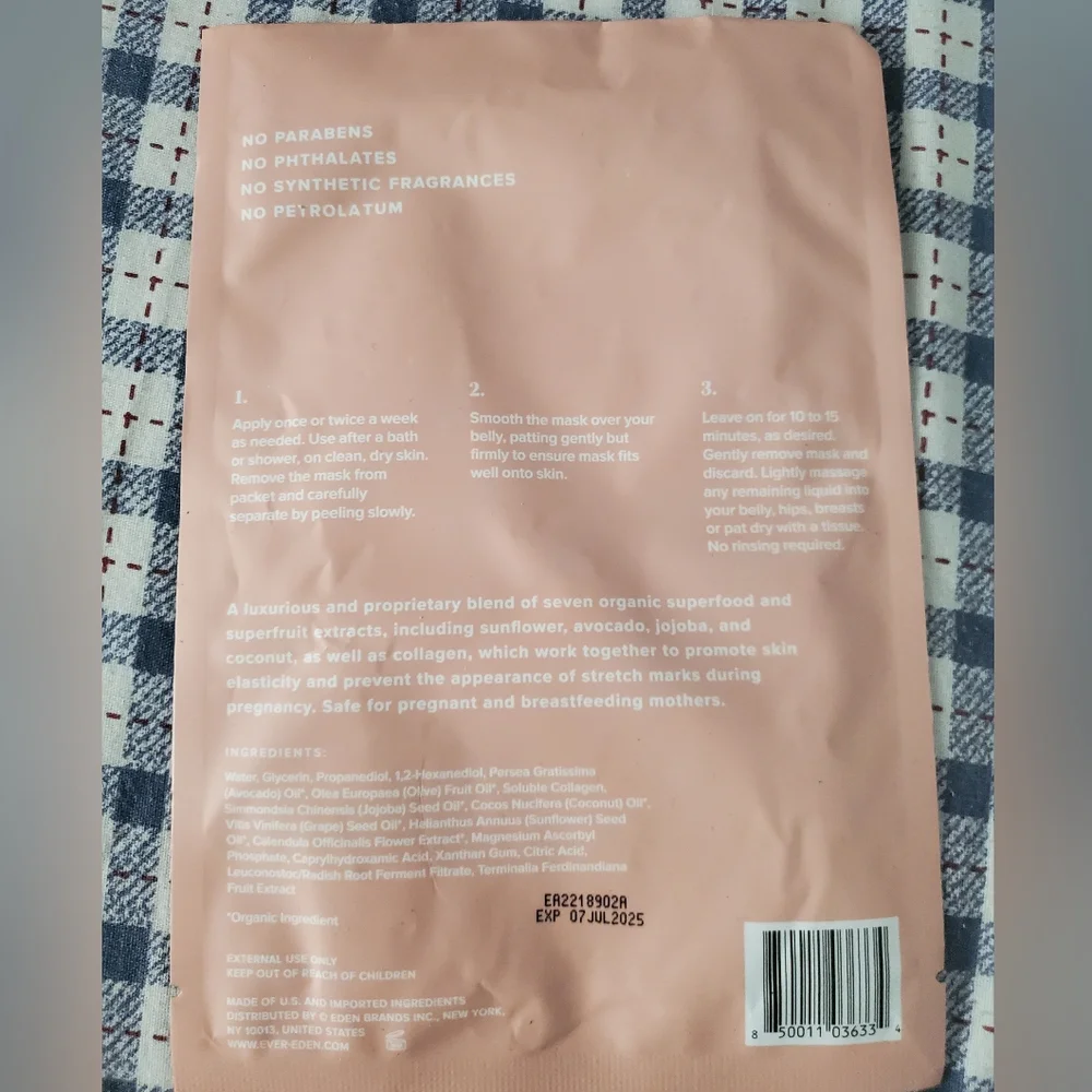 Ever Eden Soothing Belly Mask - Picture 2 of 2